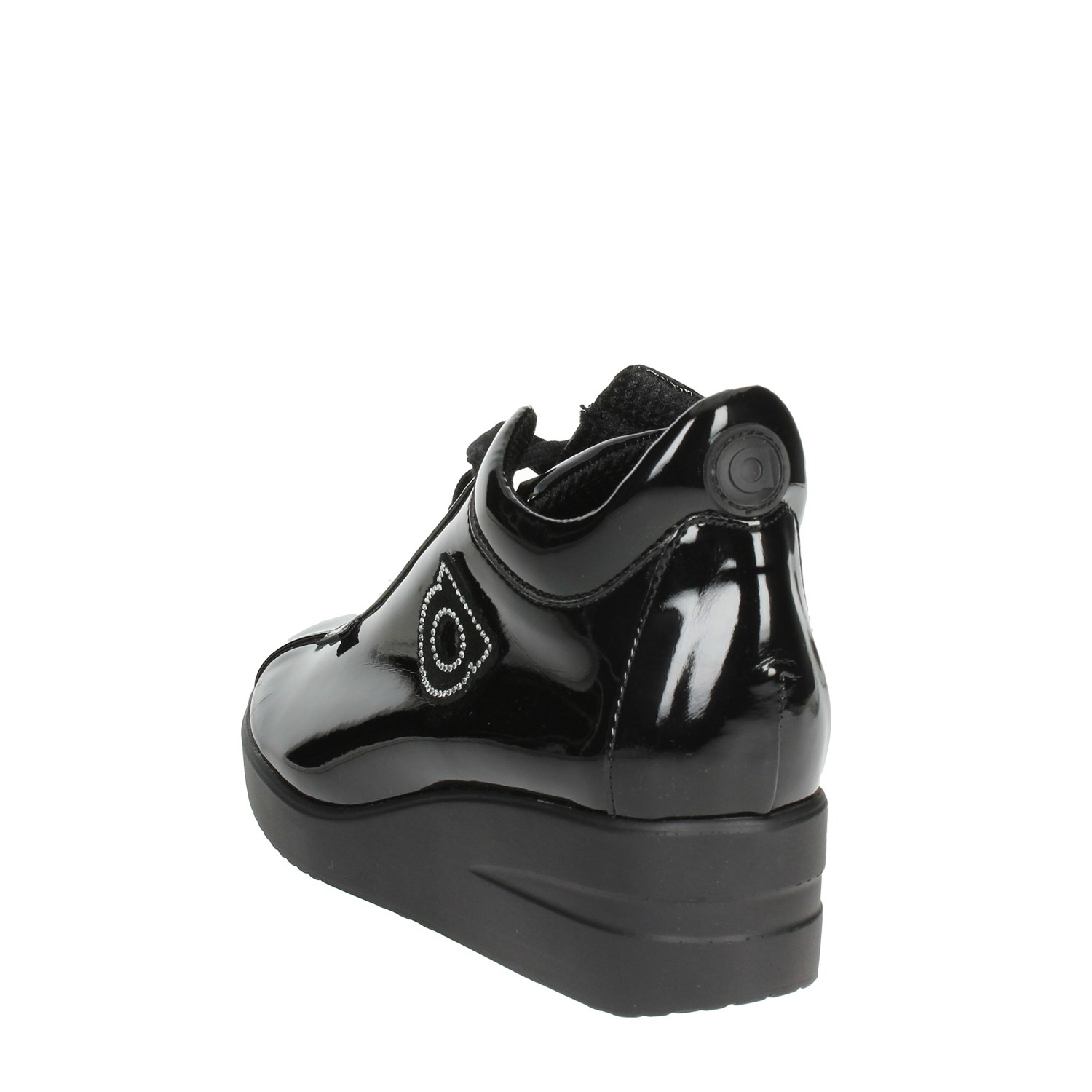 Agile By Rucoline 226-44 Black Low Sneakers Women Fall//Winter