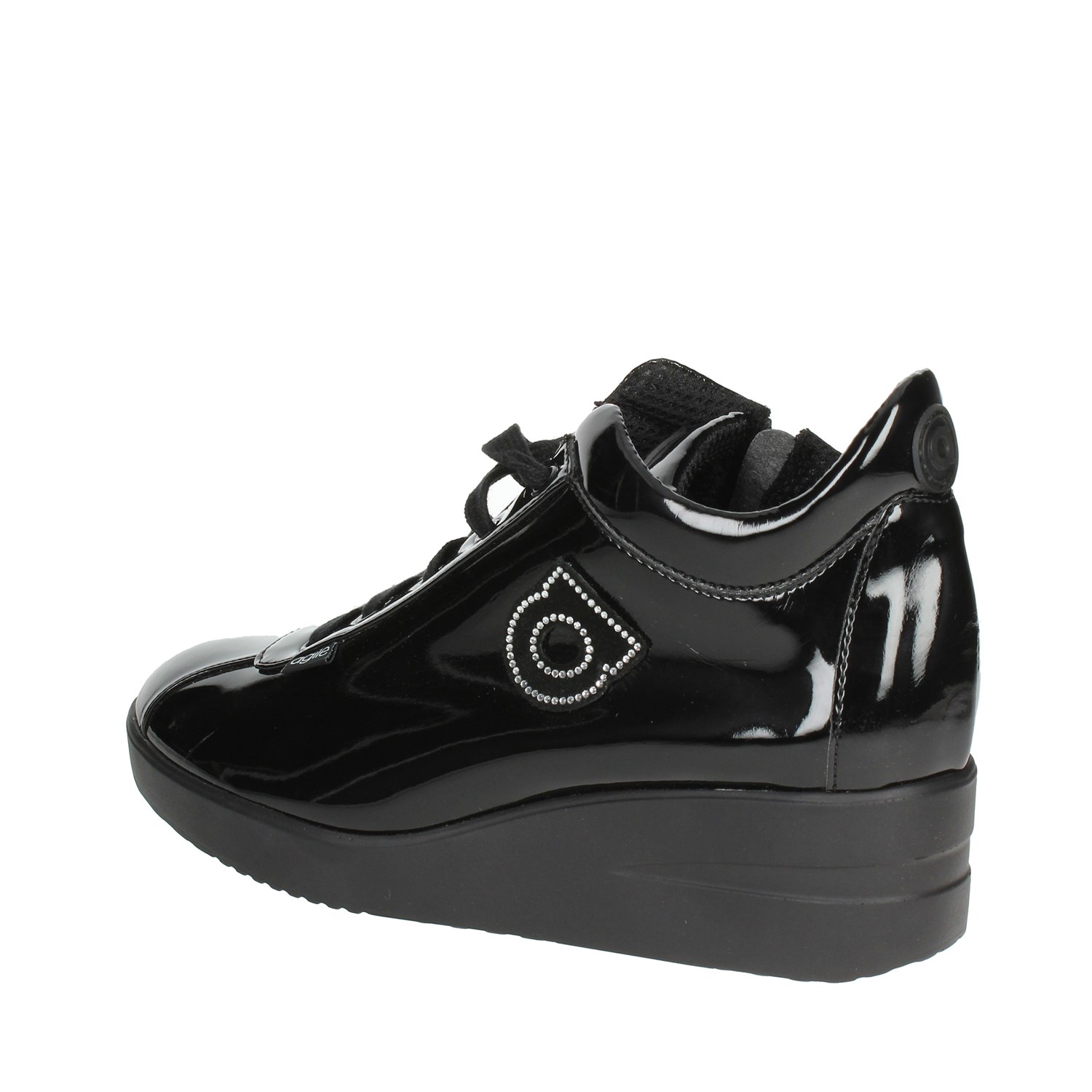Agile By Rucoline 226-44 Black Low Sneakers Women Fall//Winter