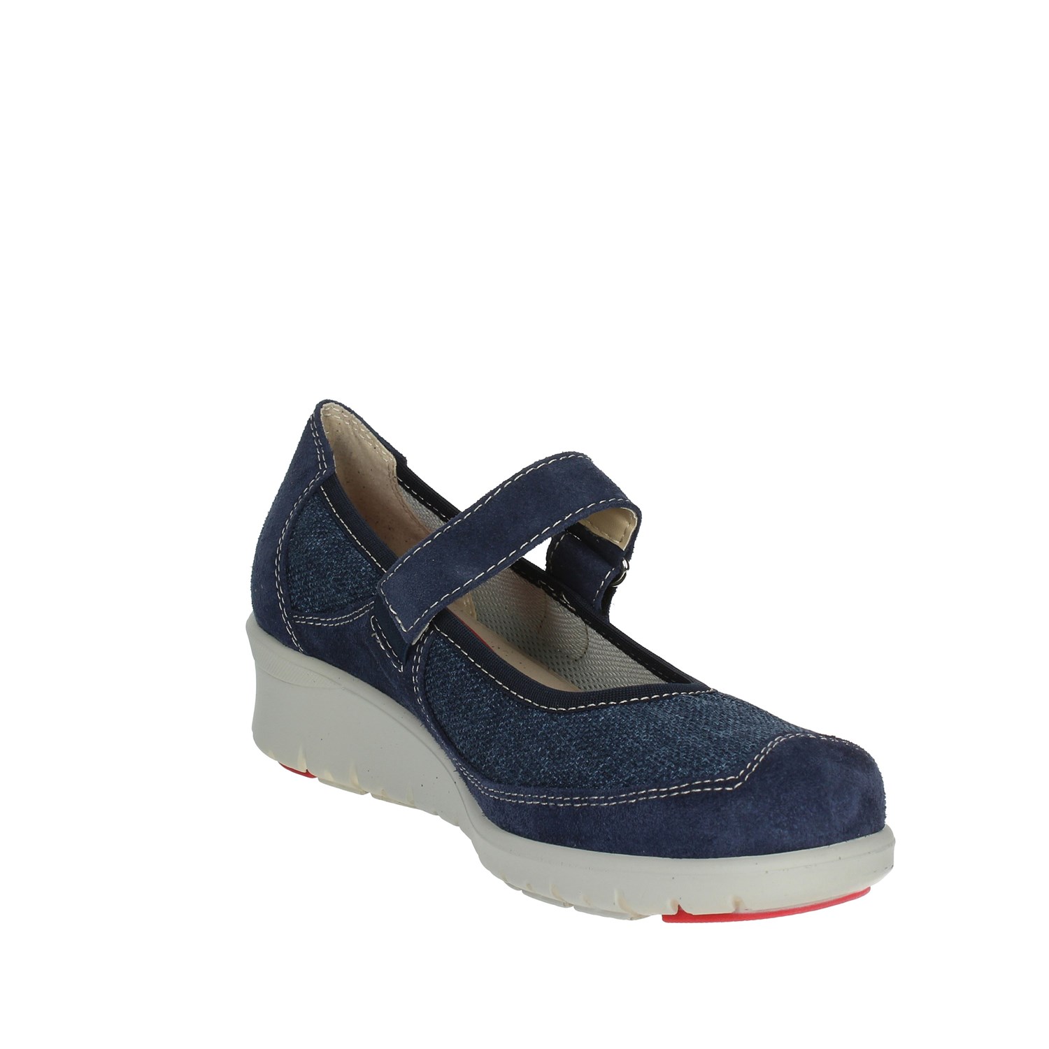 Cinzia Soft Donna IE9814J 001 BLU Ballerine Primavera//Estate Camoscio//tessuto