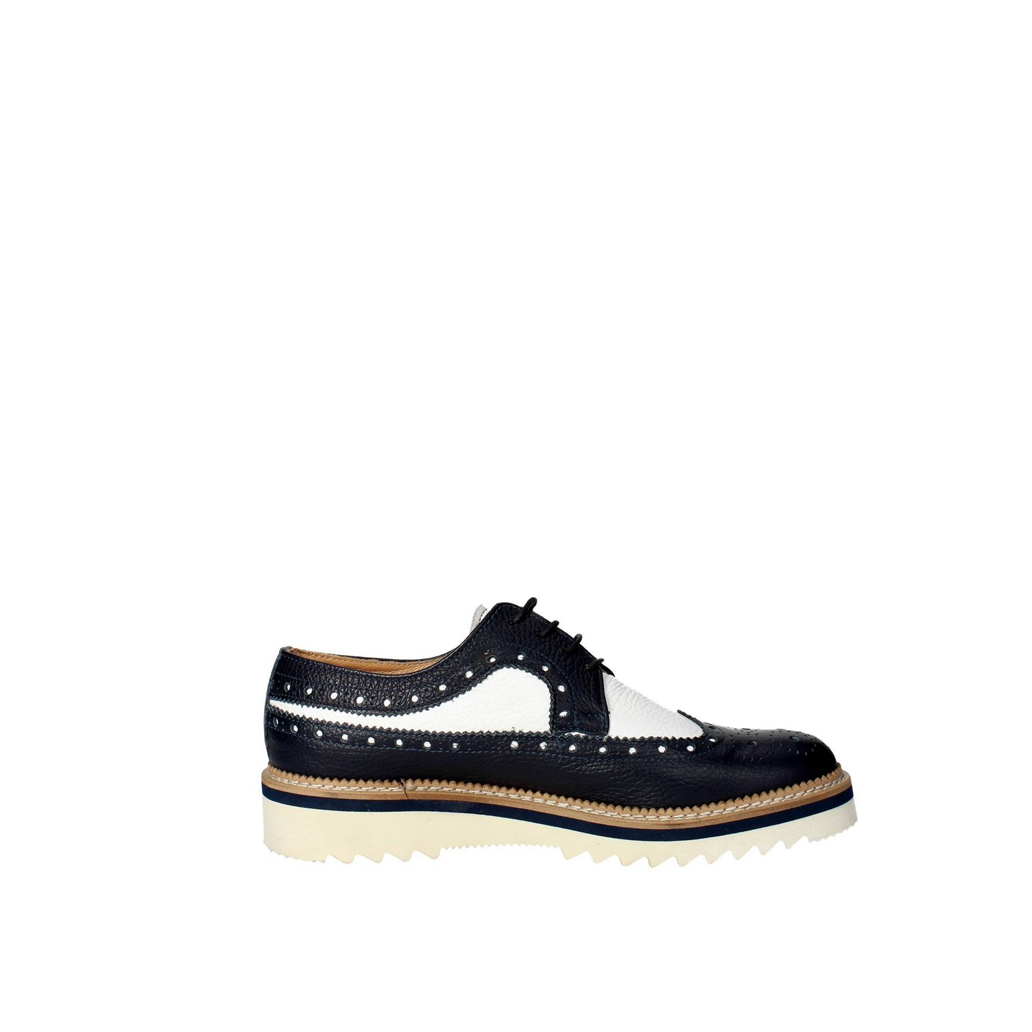 Marechiaro Brogue White/Blue Marechiaro Shoes Brogue White/Blue AA1000