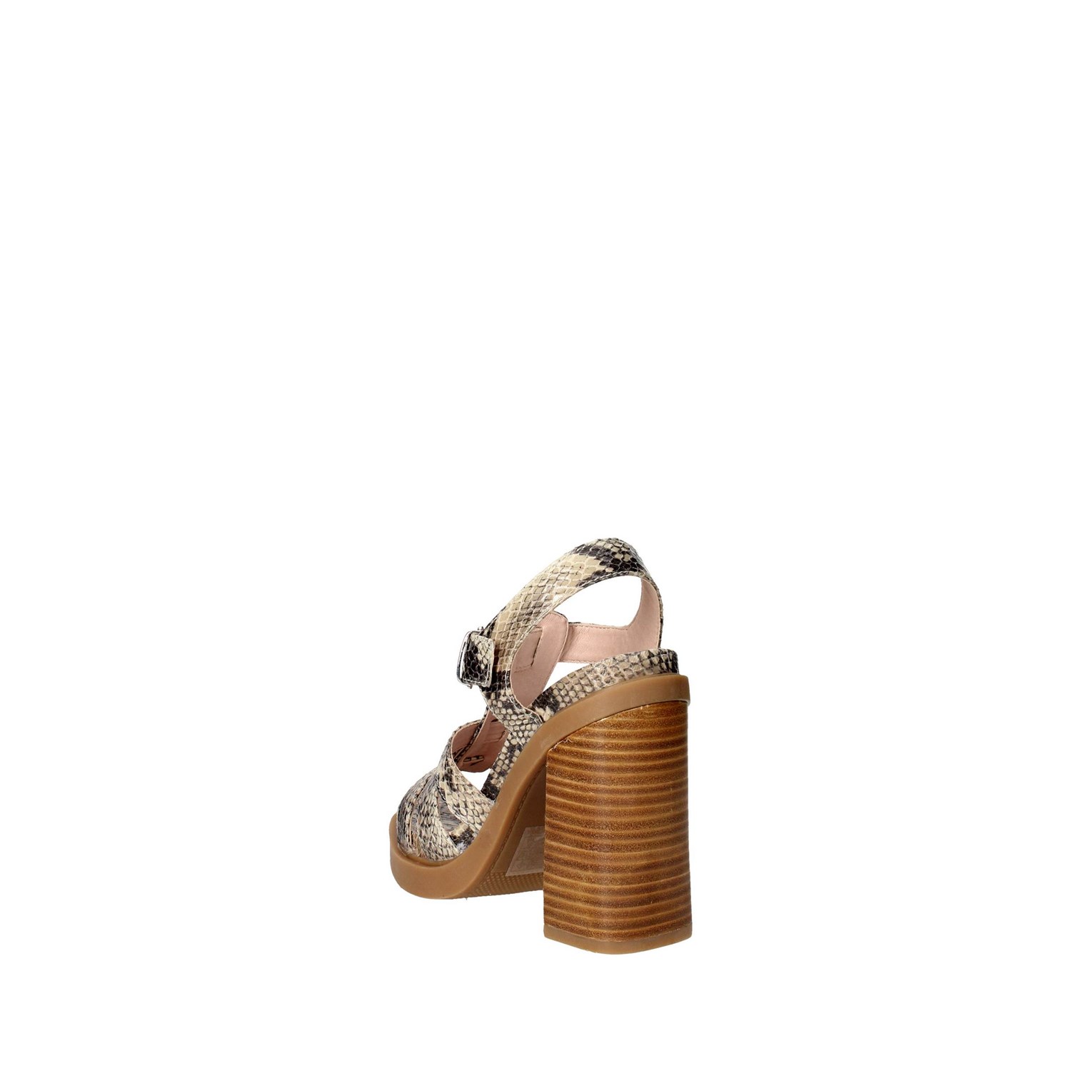 Bronx Heeled Sandals Brown Taupe Bronx Shoes Heeled Sandals Brown Taupe 84436-B