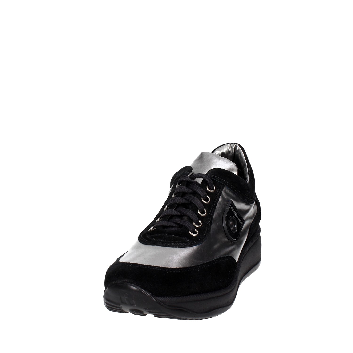 Agile By Rucoline Sneakers Black/Silver Agile By Rucoline Shoes Sneakers Black/Silver 1304(6)