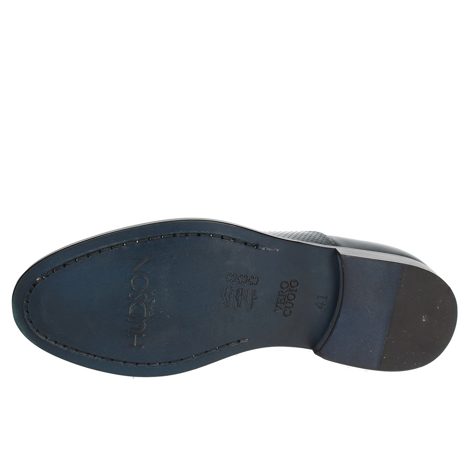 Hudson Brogue Blue Hudson Shoes Brogue Blue 1030/1