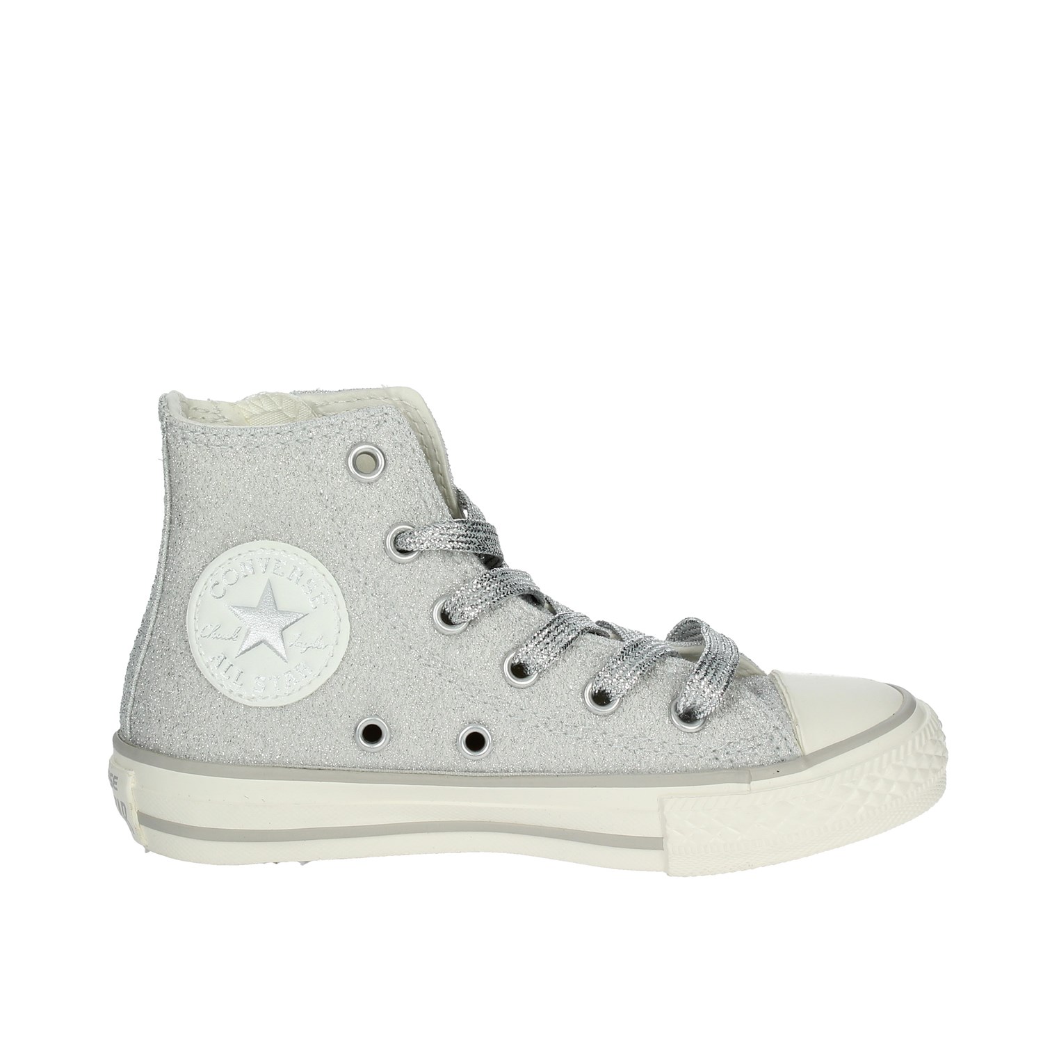 Converse 661008C Alta ARGENTO Alta 661008C Bambina Primavera/Estate e1124a Converse 661008C Alta ARGENTO Alta 661008C Bambina Primavera/Estate e1124a