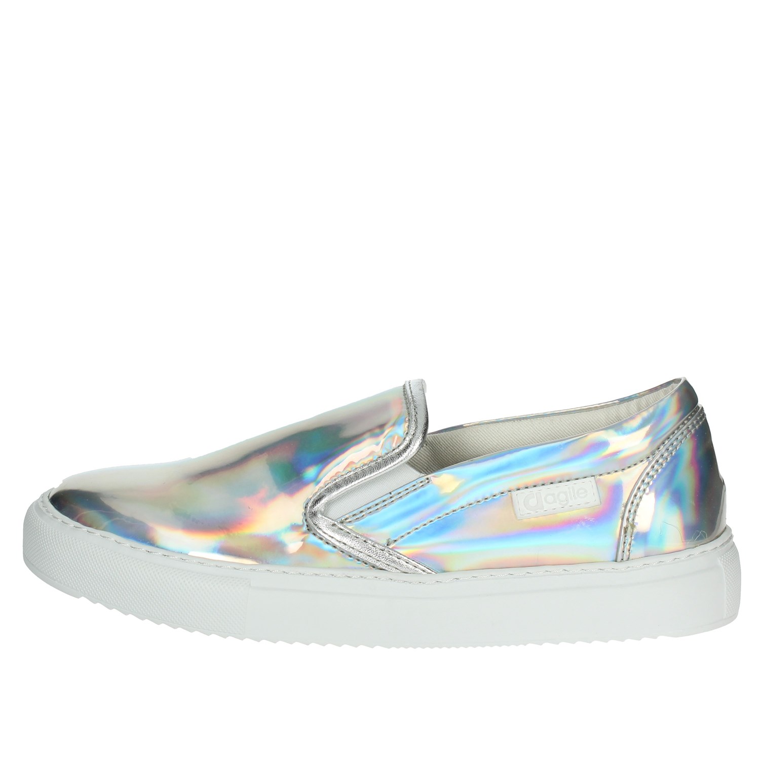 Agile By Rucoline Slip-on Shoes Silver Agile By Rucoline Shoes Slip-on Shoes Silver 2813(62-A)