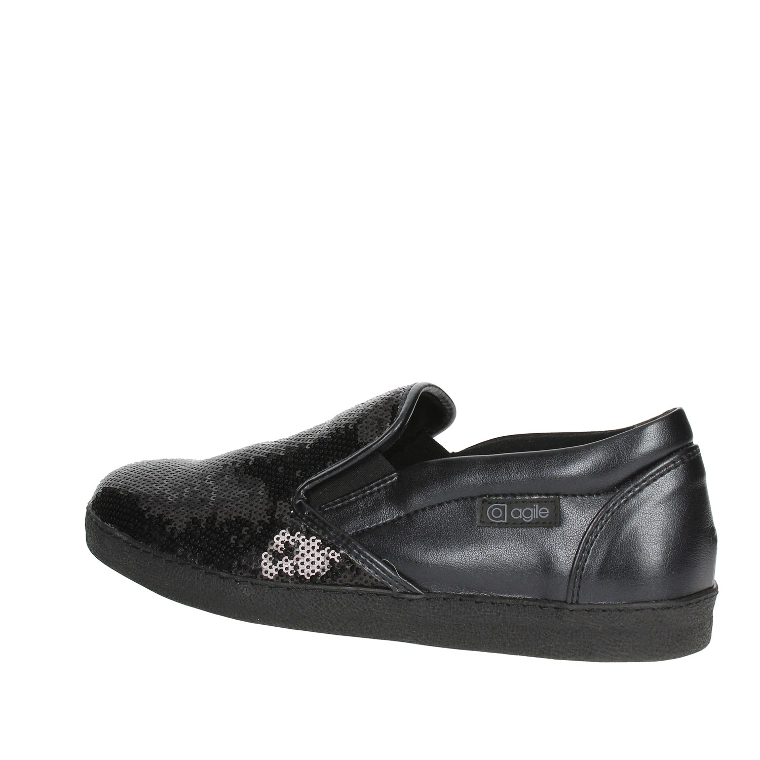 Agile By Rucoline Slip-on Shoes Black Agile By Rucoline Shoes Slip-on Shoes Black 2813(65-A)