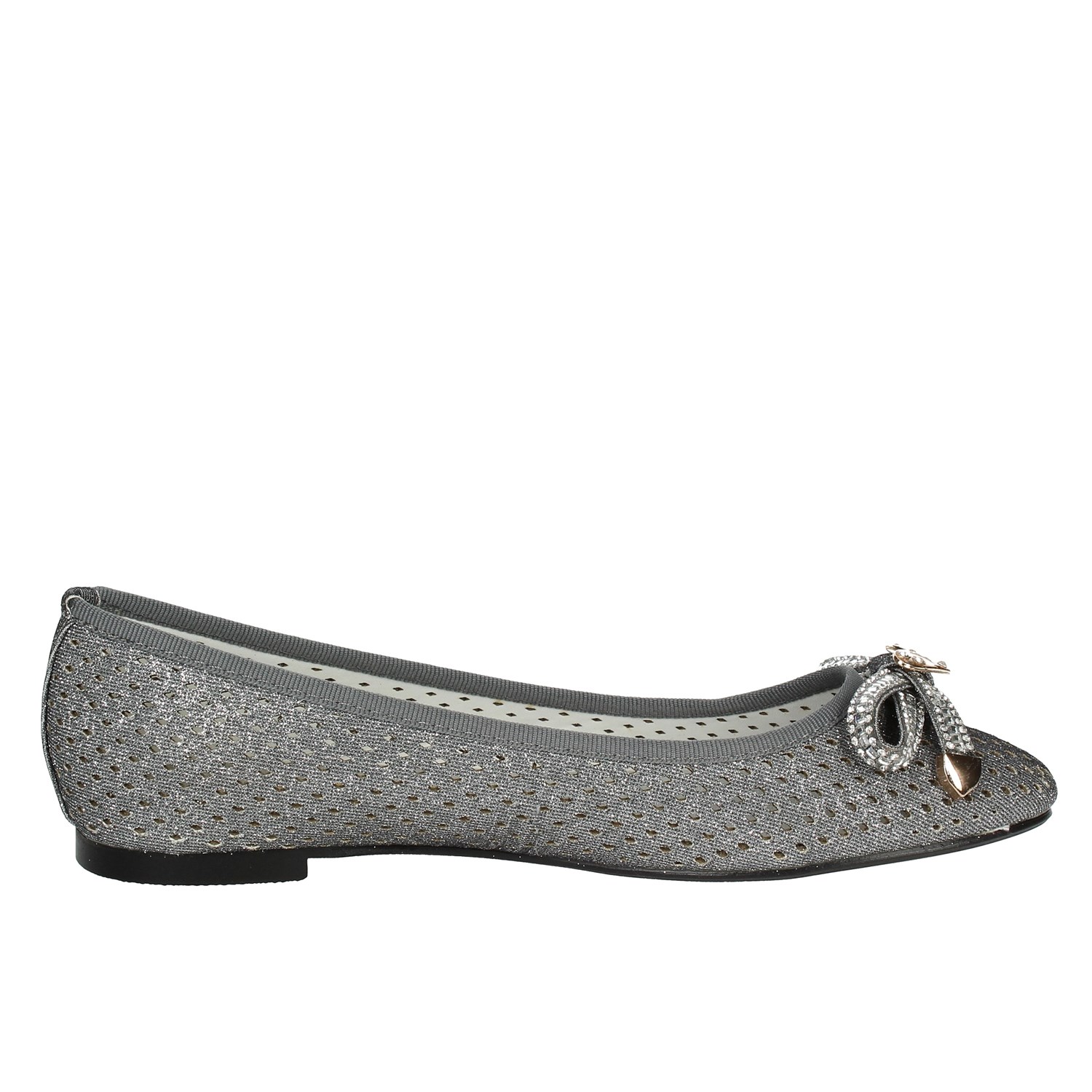 Laura Biagiotti Ballet Flats Silver Laura Biagiotti Shoes Ballet Flats Silver 709