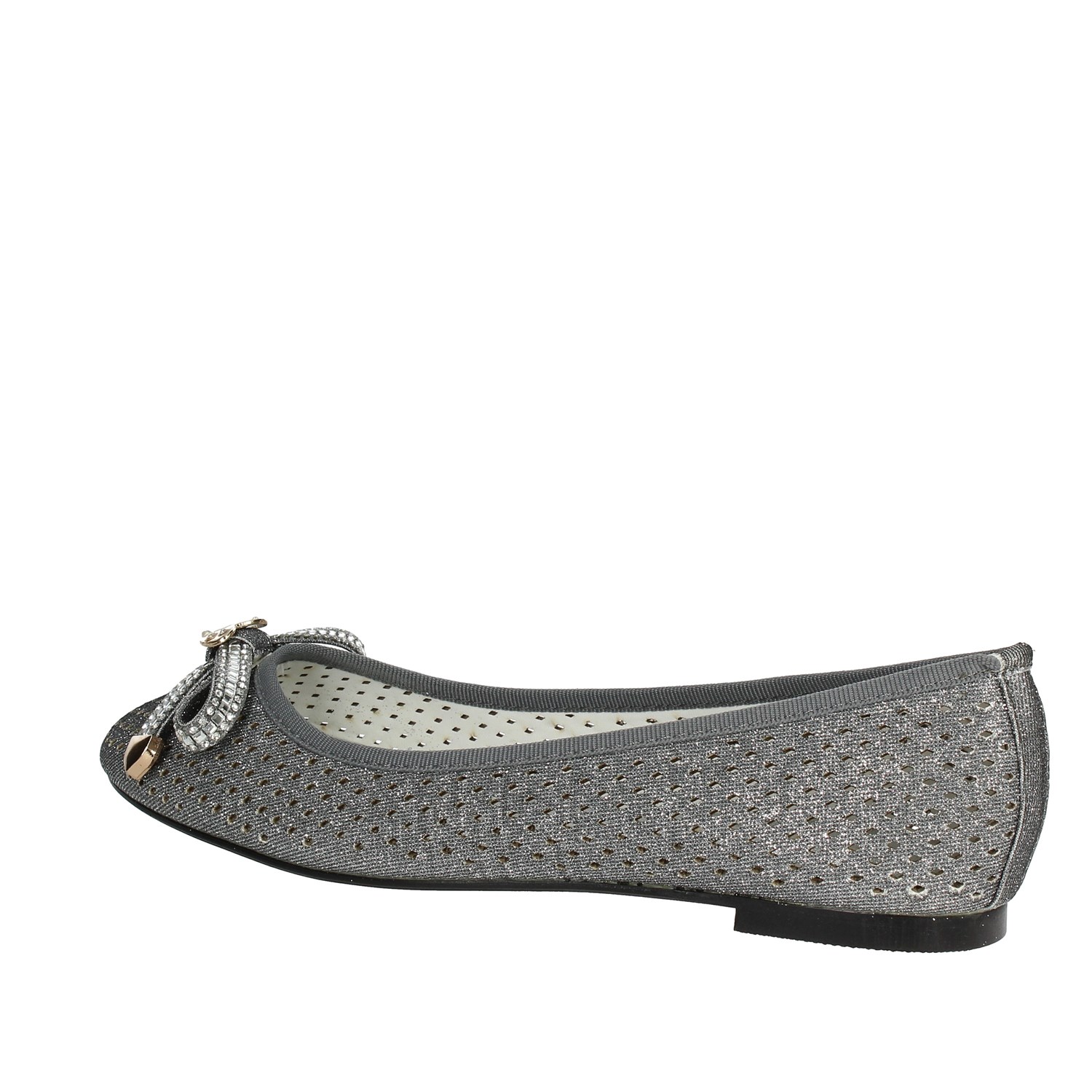 Laura Biagiotti Ballet Flats Silver Laura Biagiotti Shoes Ballet Flats Silver 709