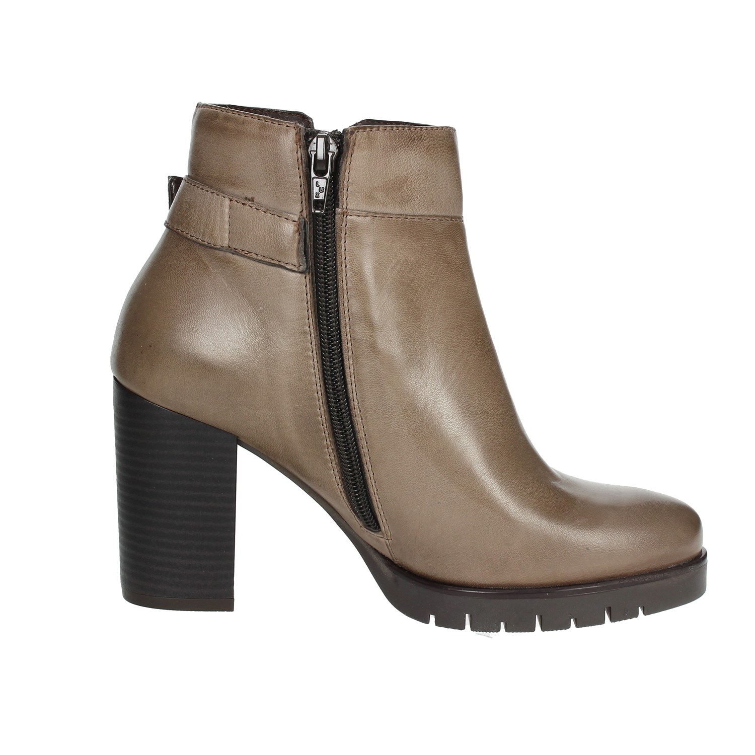 Marko' Heeled Ankle Boots Brown Taupe Marko' Shoes Heeled Ankle Boots Brown Taupe 882075