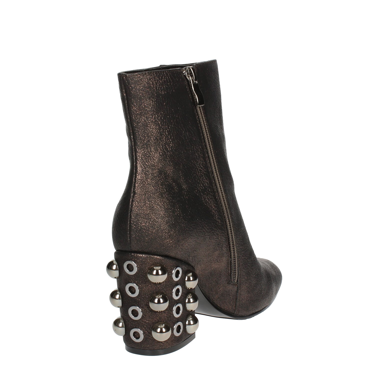 Luciano Barachini Heeled Ankle Boots Bronze Luciano Barachini Shoes Heeled Ankle Boots Bronze BB242U