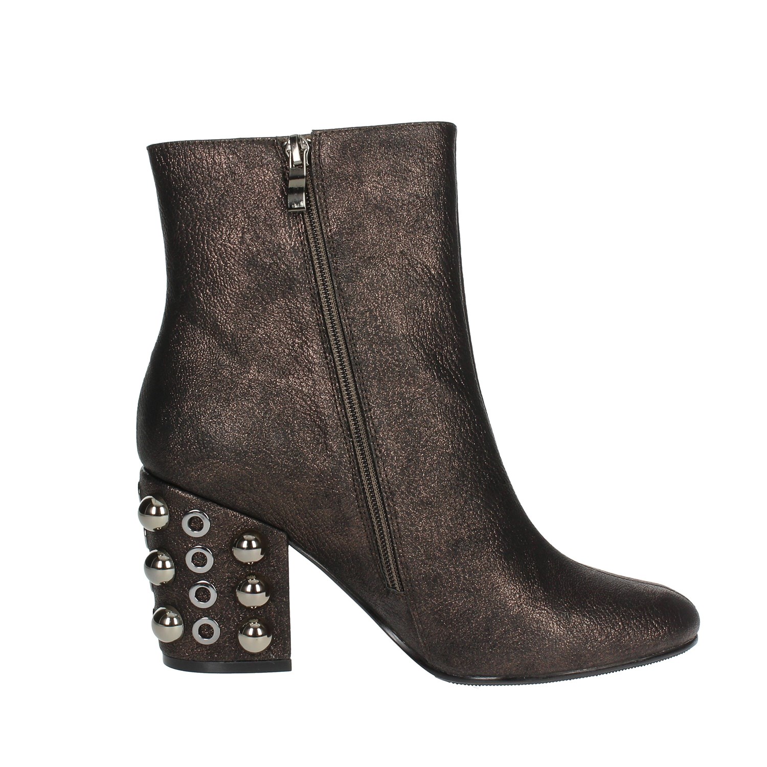 Luciano Barachini Heeled Ankle Boots Bronze Luciano Barachini Shoes Heeled Ankle Boots Bronze BB242U