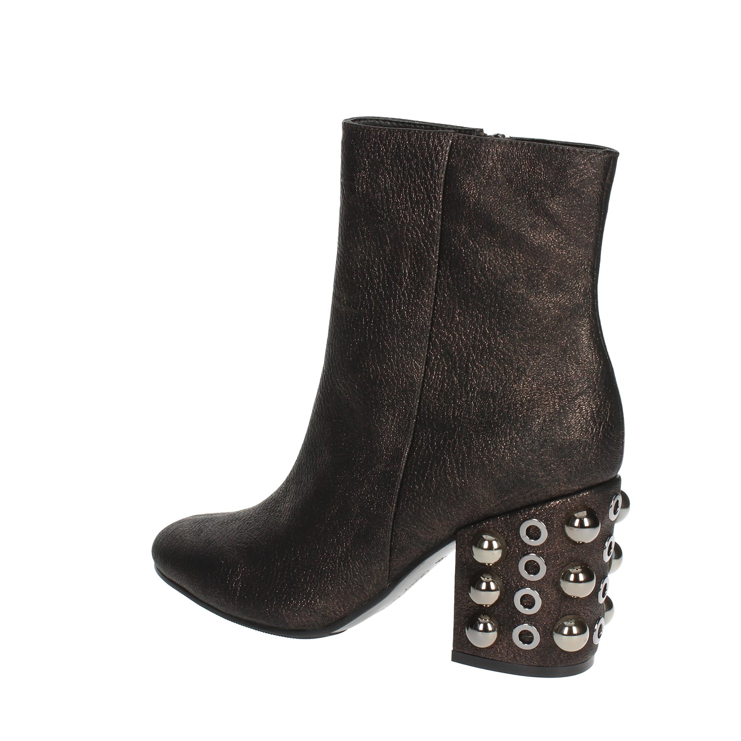Luciano Barachini Heeled Ankle Boots Bronze Luciano Barachini Shoes Heeled Ankle Boots Bronze BB242U