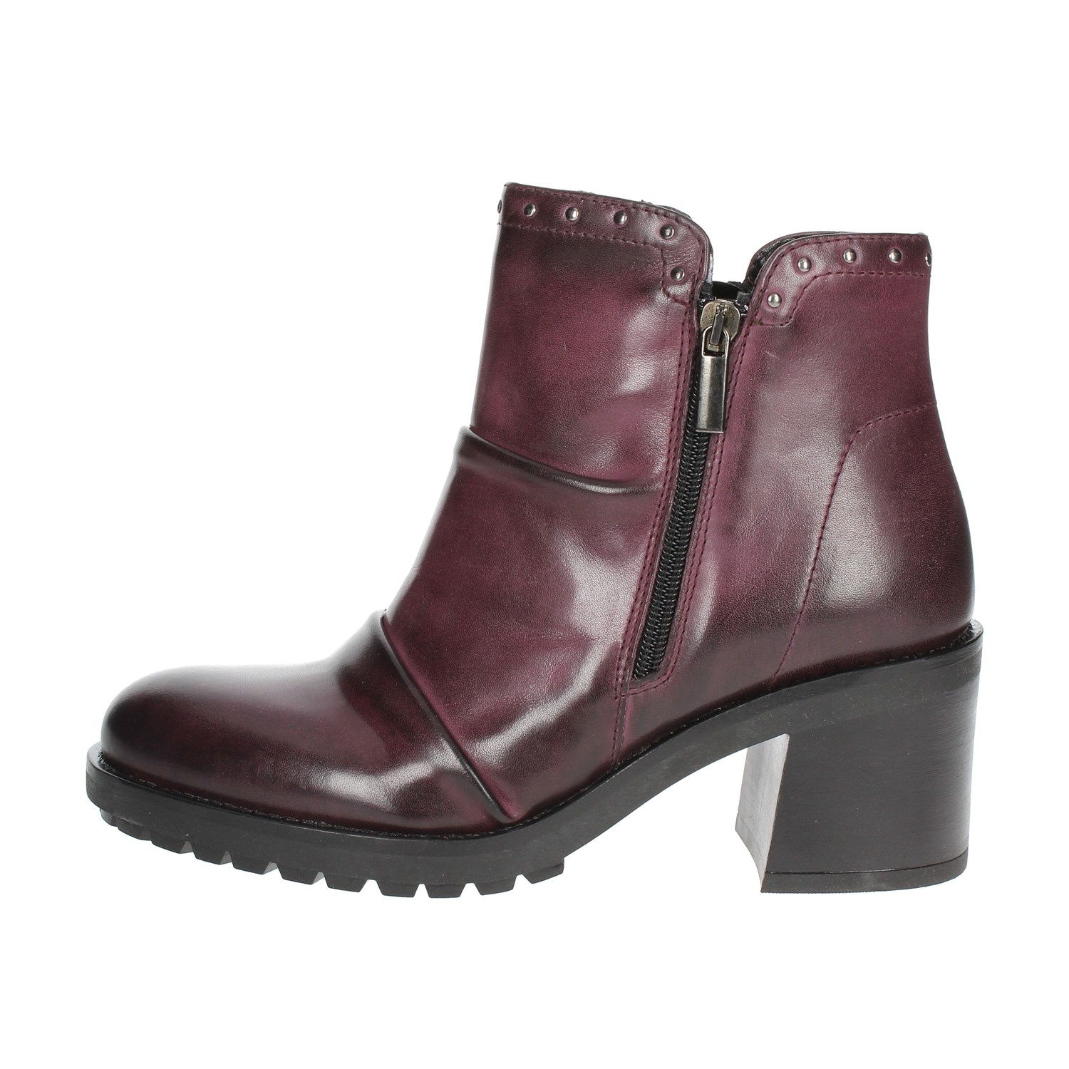 Marko' Heeled Ankle Boots Burgundy Marko' Shoes Heeled Ankle Boots Burgundy 857020