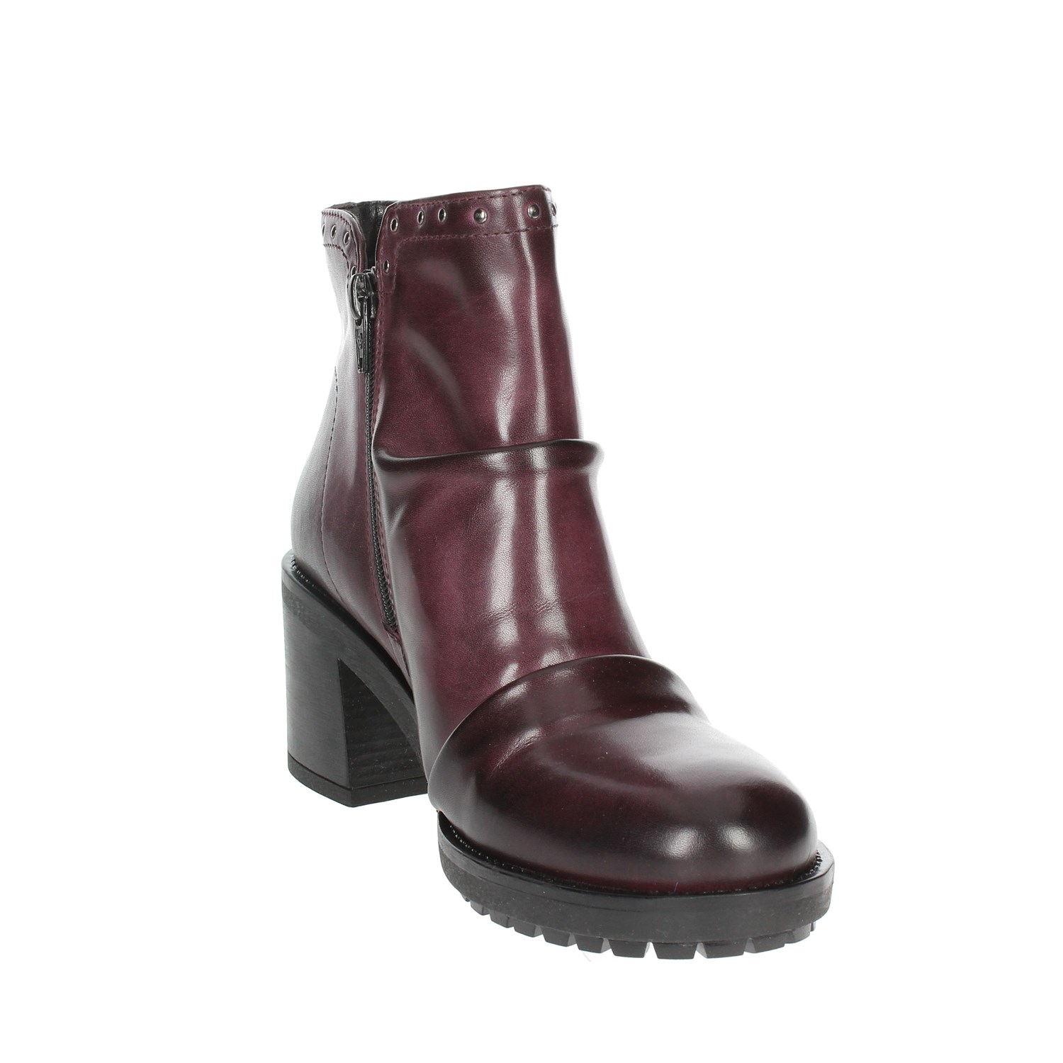 Marko' Heeled Ankle Boots Burgundy Marko' Shoes Heeled Ankle Boots Burgundy 857020