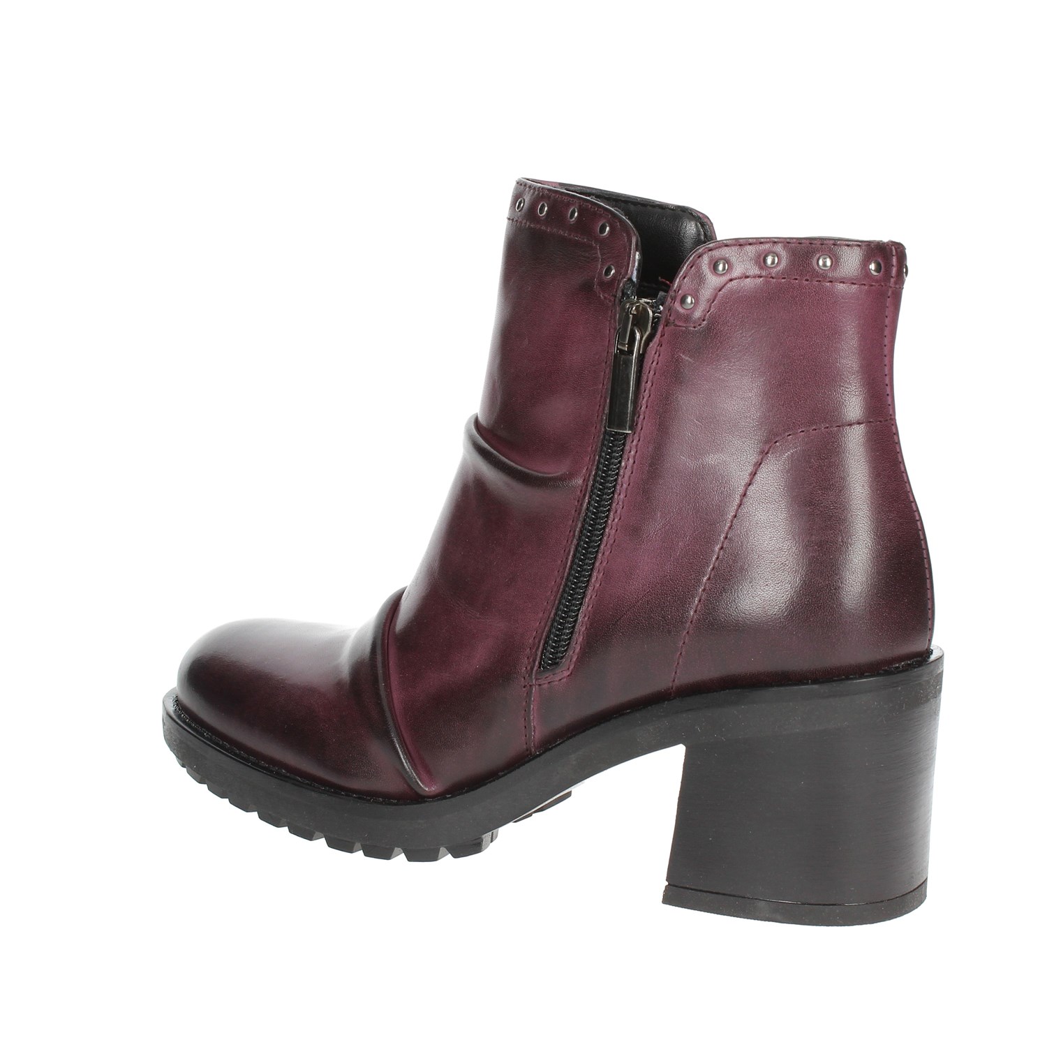 Marko' Heeled Ankle Boots Burgundy Marko' Shoes Heeled Ankle Boots Burgundy 857020
