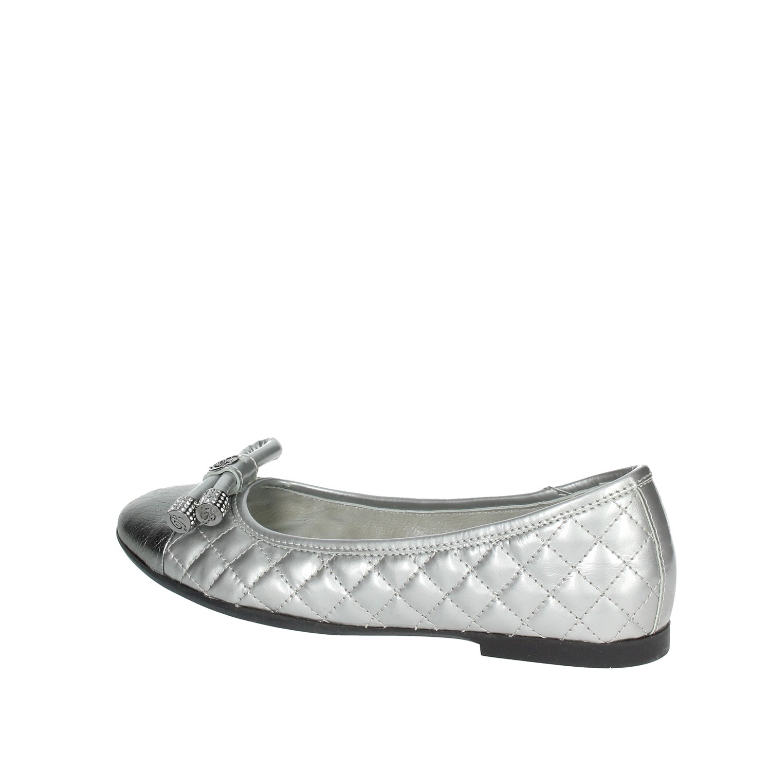 Blumarine Ballet Flats Silver Blumarine Shoes Ballet Flats Silver D2059