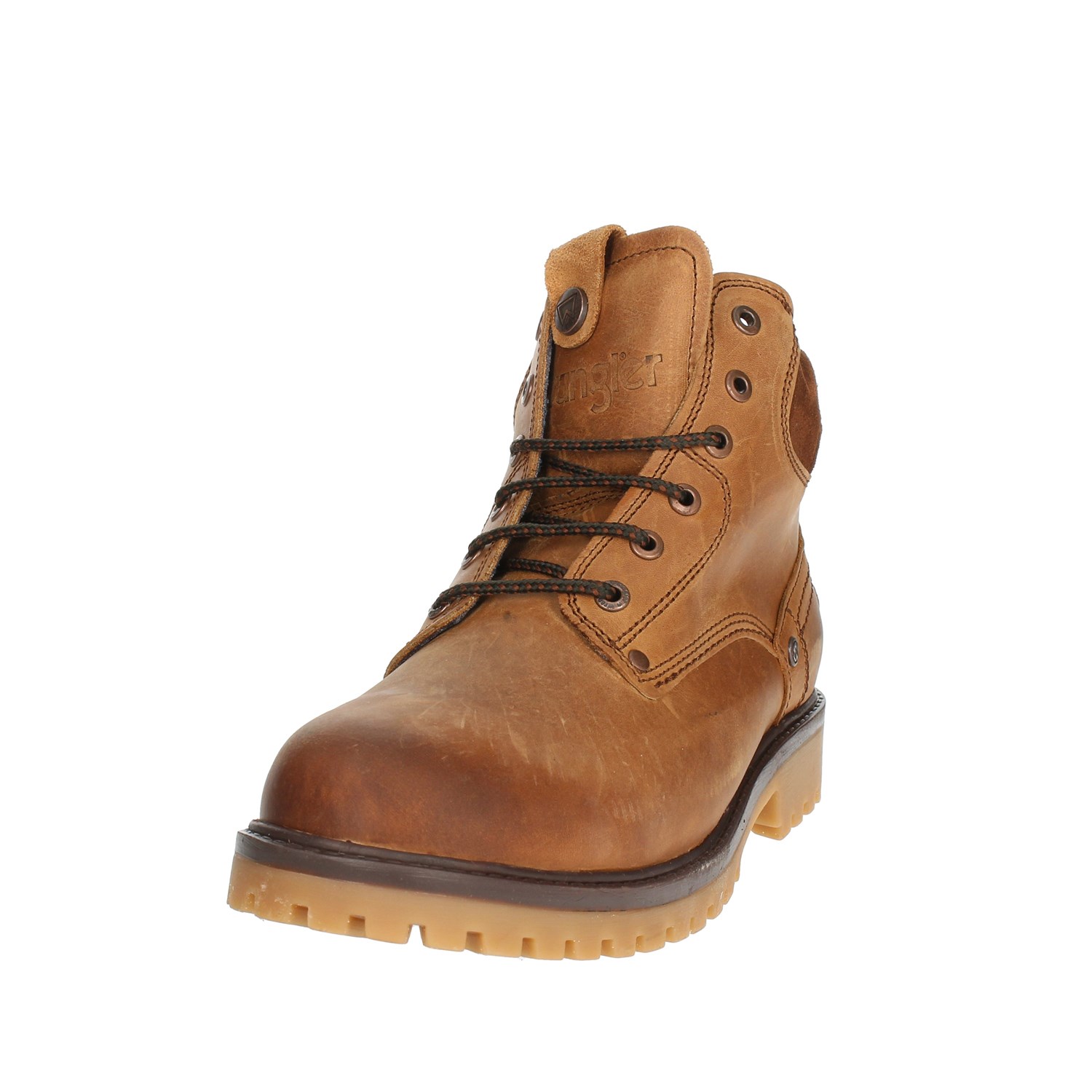 Wrangler Boots Brown leather Wrangler Shoes Boots Brown leather WM182004