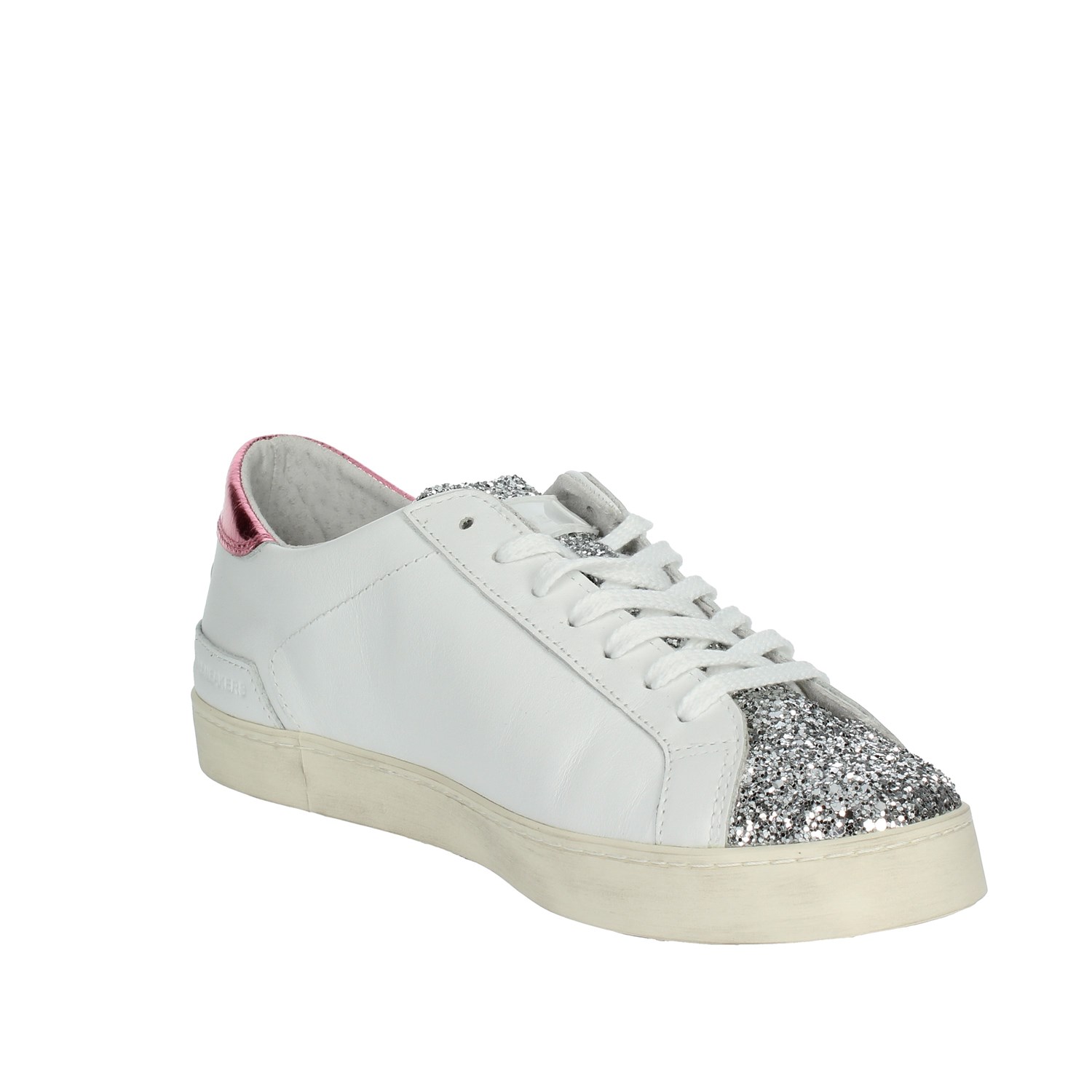 D.a.t.e. HILL HILL HILL LOW-8 Weiss Silber Niedrige Turnschuhe Damen Frühjahr Sommer 78411a D.a.t.e. HILL HILL HILL LOW-8 Weiss Silber Niedrige Turnschuhe Damen Frühjahr Sommer 78411a