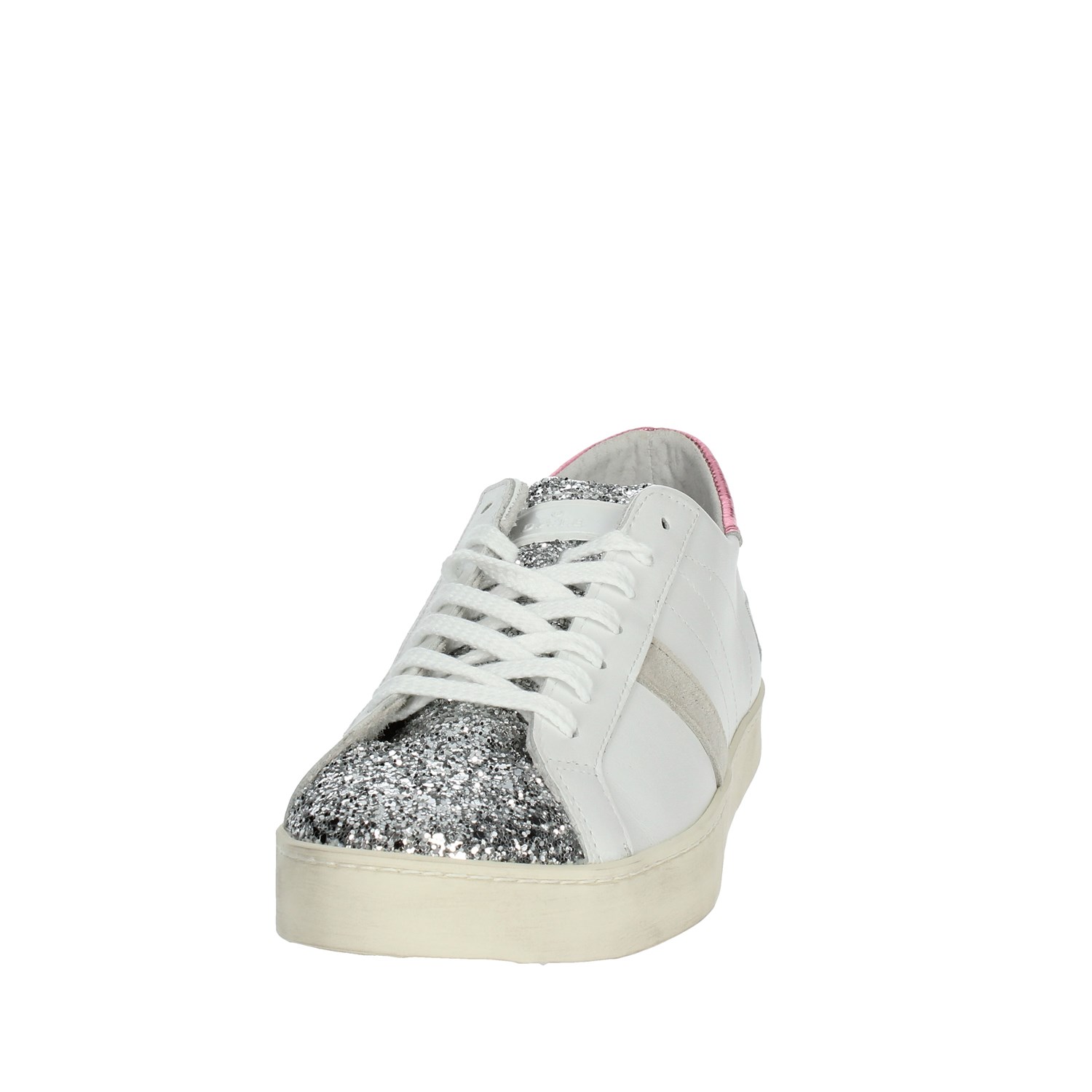 D.a.t.e. HILL HILL HILL LOW-8 Weiss Silber Niedrige Turnschuhe Damen Frühjahr Sommer 78411a D.a.t.e. HILL HILL HILL LOW-8 Weiss Silber Niedrige Turnschuhe Damen Frühjahr Sommer 78411a
