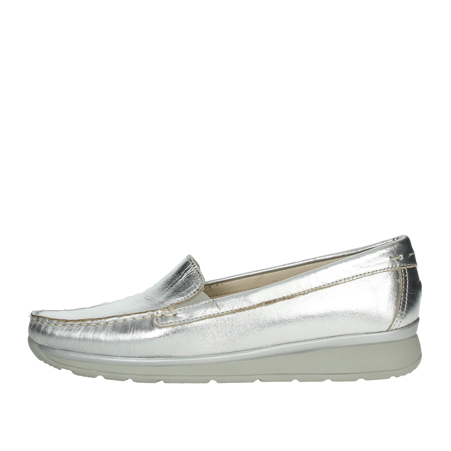 Cinzia Soft Moccasin Silver Cinzia Soft Shoes Moccasin Silver IA810VL