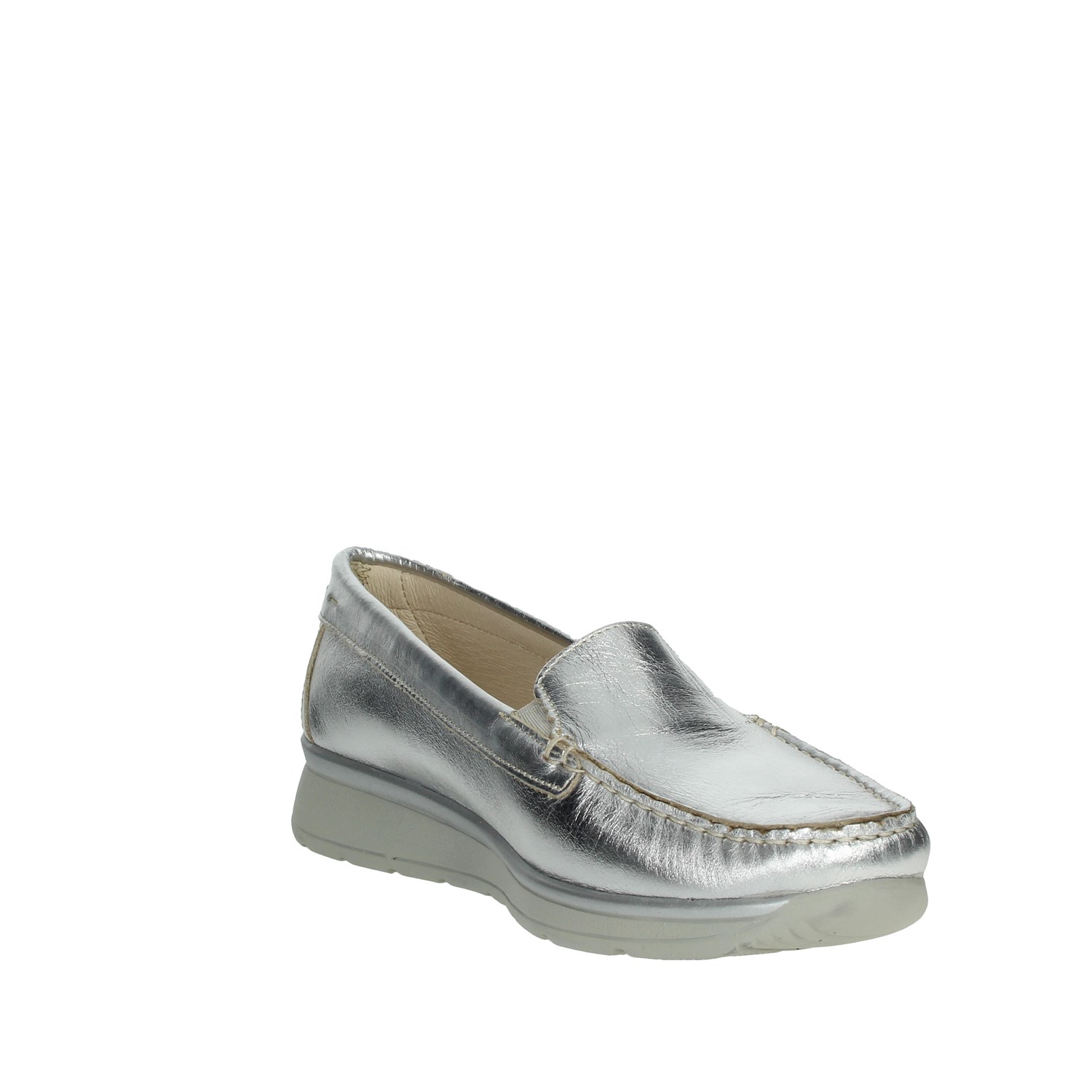 Cinzia Soft Moccasin Silver Cinzia Soft Shoes Moccasin Silver IA810VL