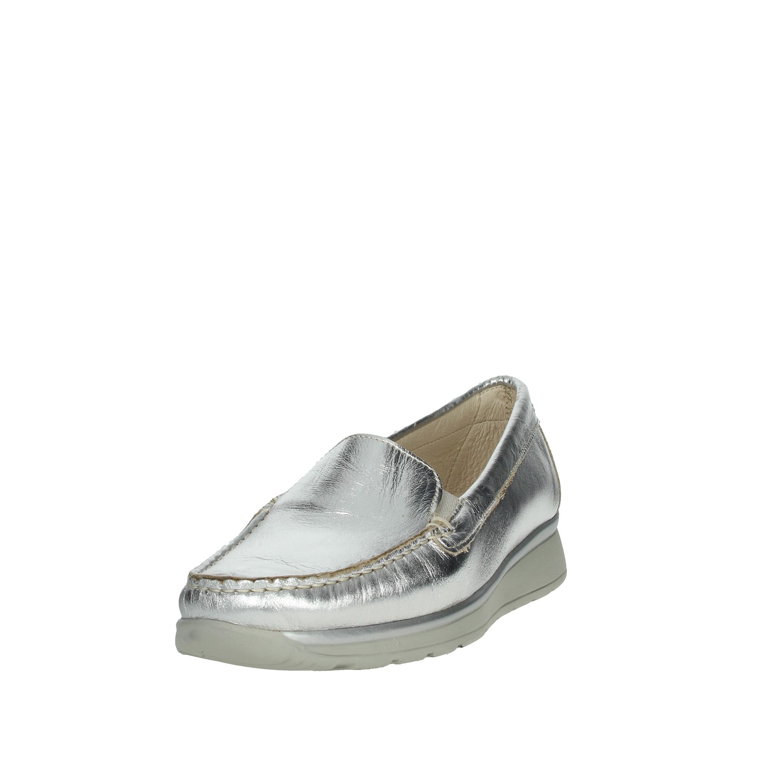 Cinzia Soft Moccasin Silver Cinzia Soft Shoes Moccasin Silver IA810VL