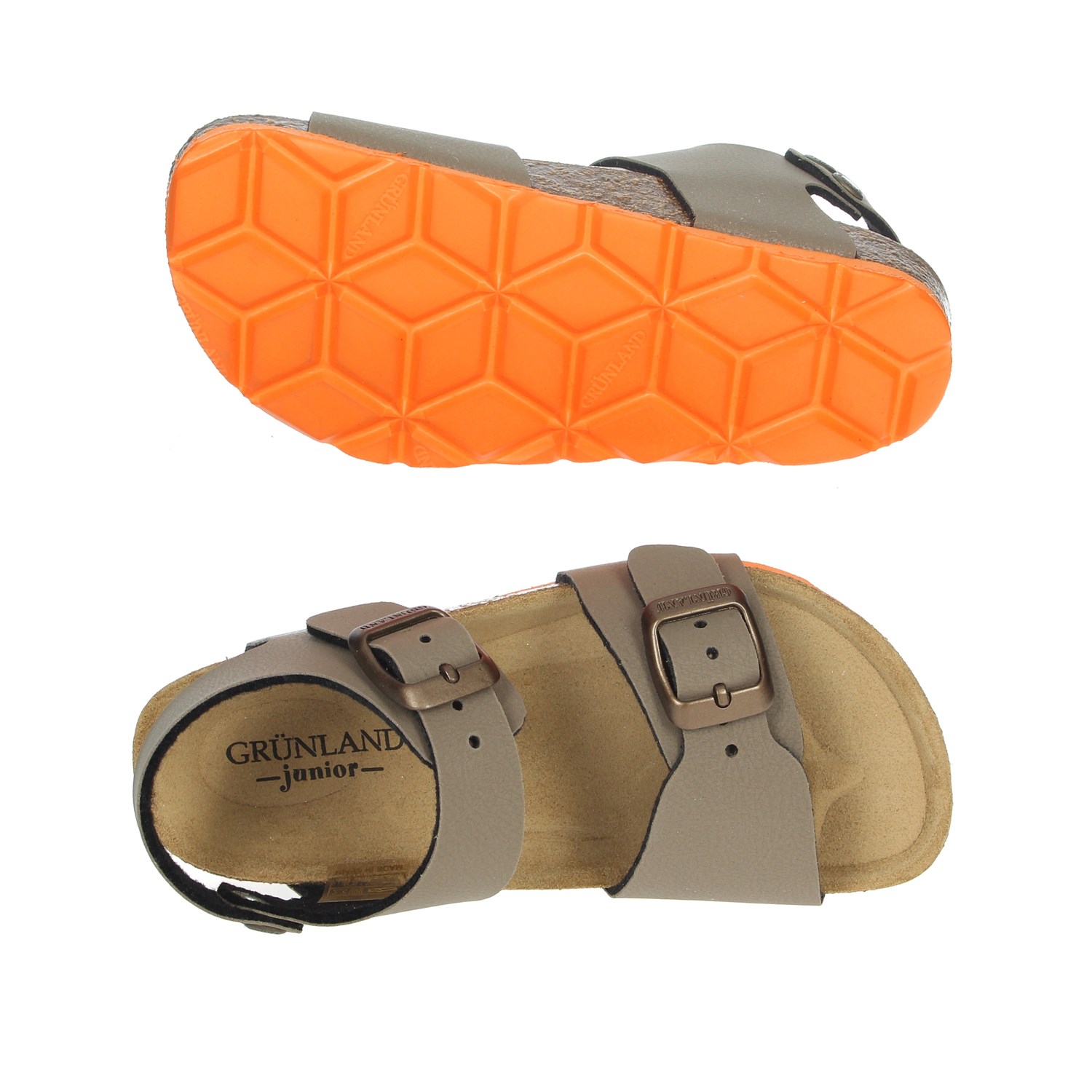 Grunland Sandal Brown Taupe Grunland Shoes Sandal Brown Taupe SB0901-40