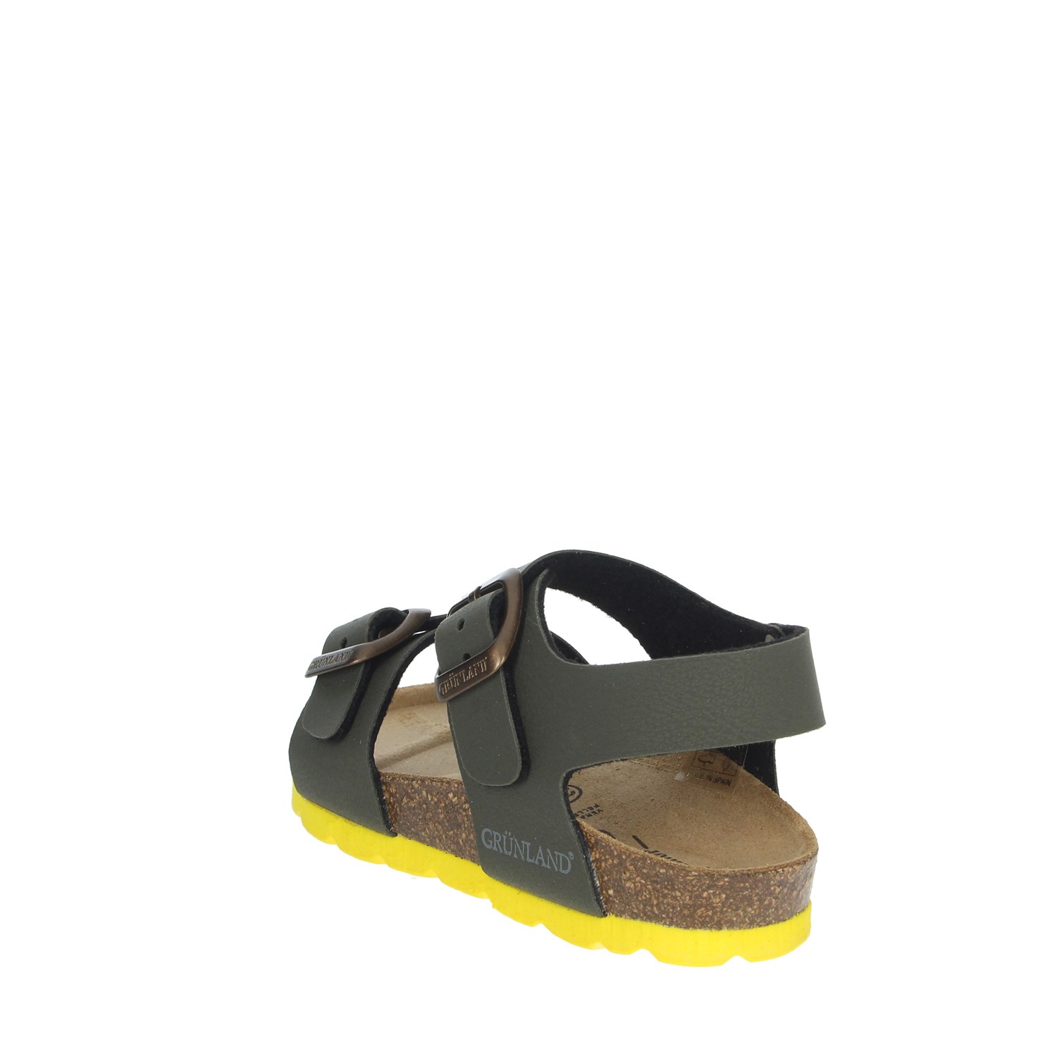 Grunland Flat Sandals Dark Green Grunland Shoes Flat Sandals Dark Green SB0901-40