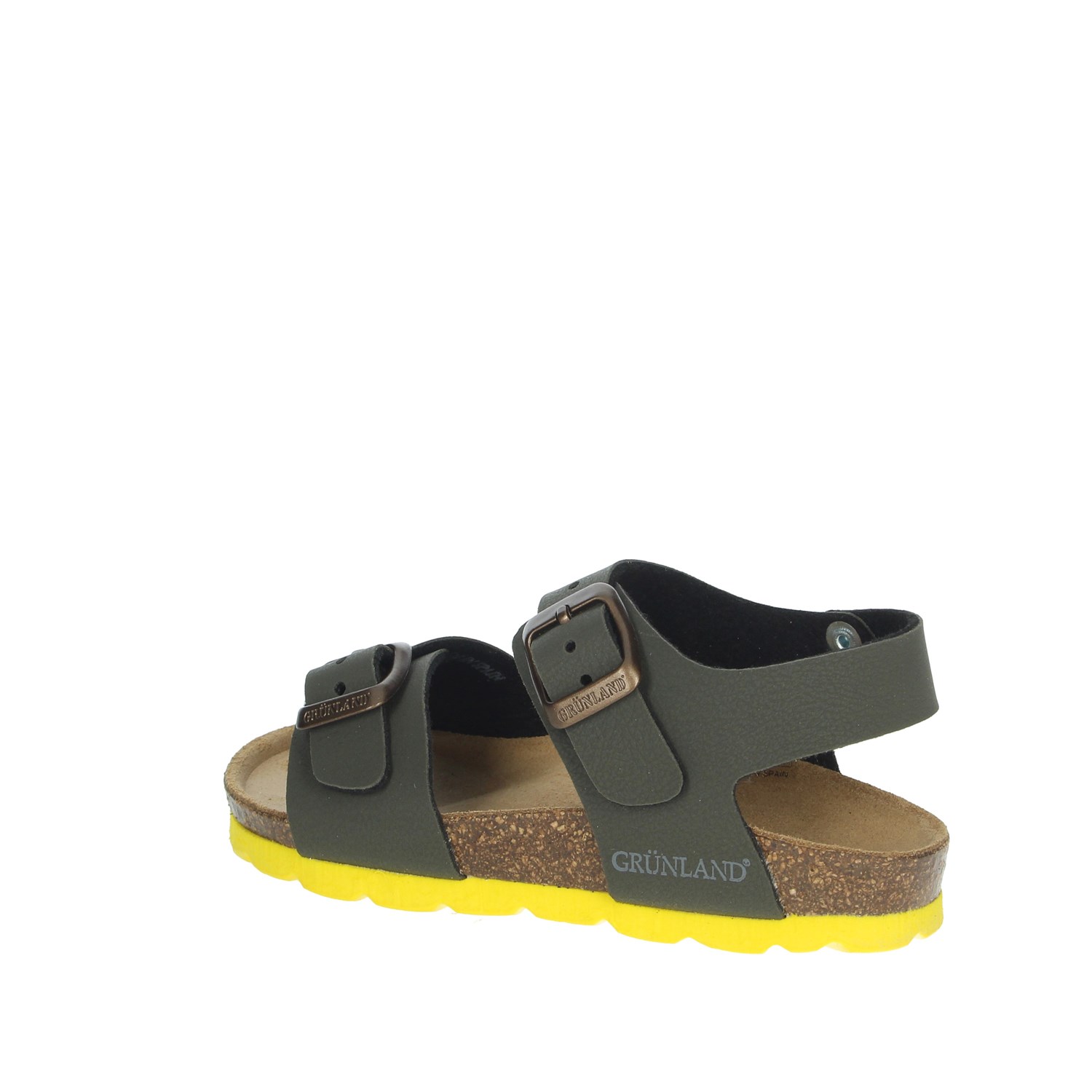 Grunland Flat Sandals Dark Green Grunland Shoes Flat Sandals Dark Green SB0901-40