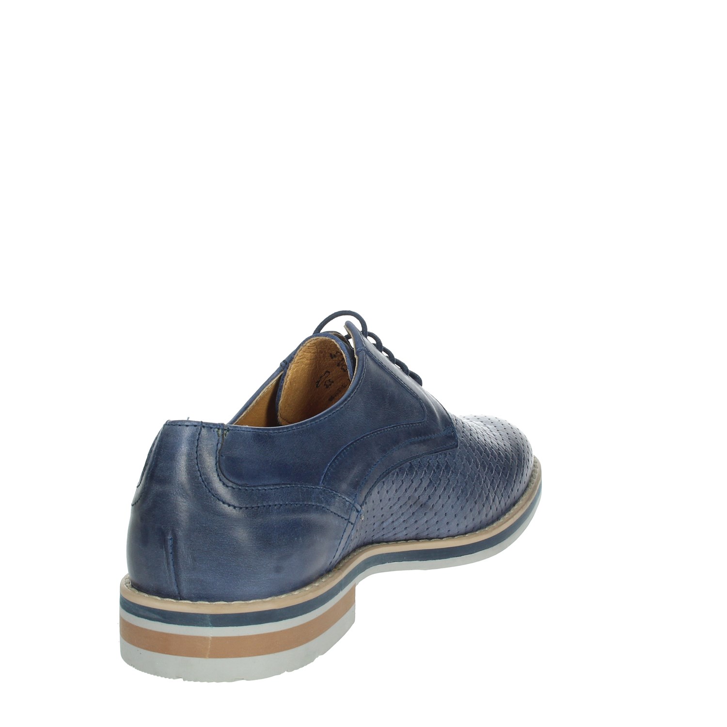 Genus Millennium Brogue Blue Genus Millennium Shoes Brogue Blue 14601