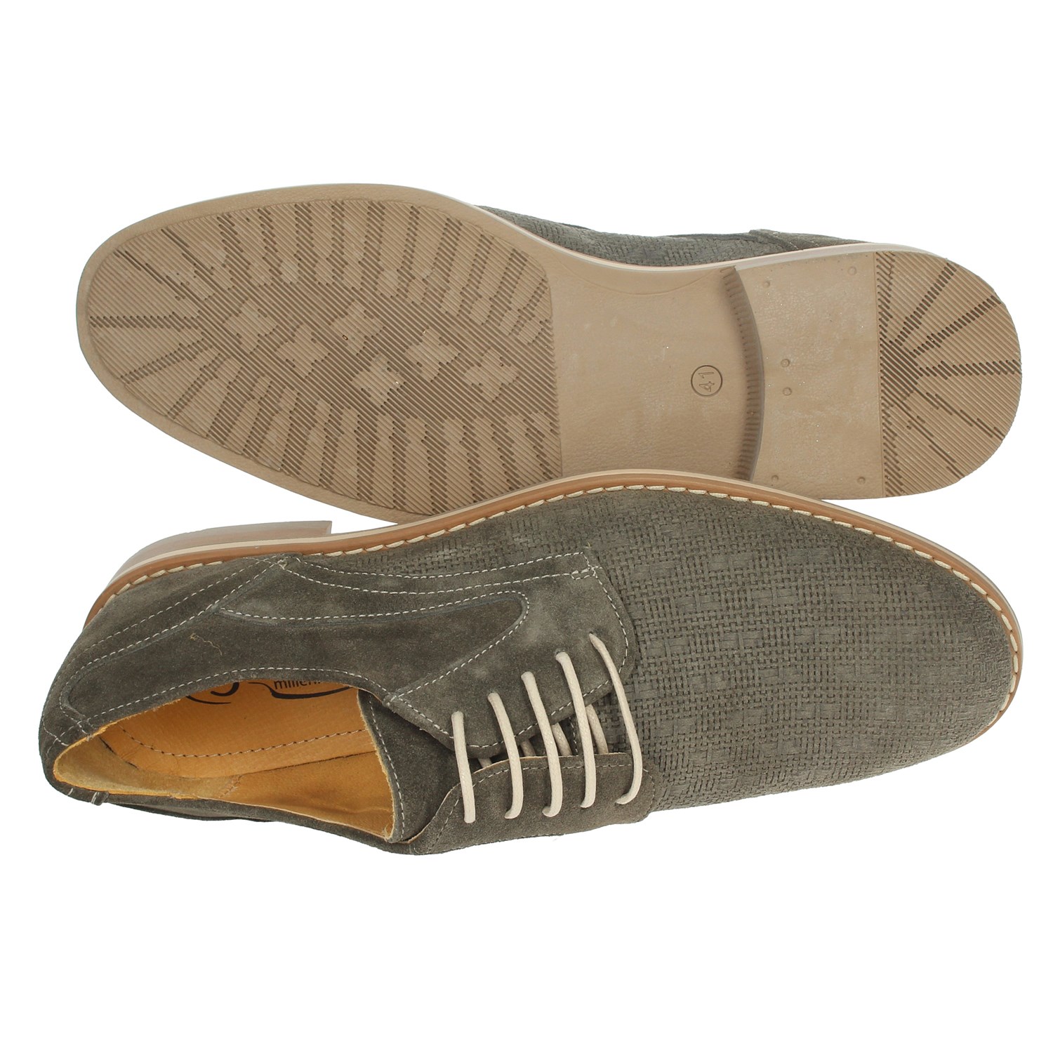 Genus Millennium Brogue Brown Taupe Genus Millennium Shoes Brogue Brown Taupe 14611
