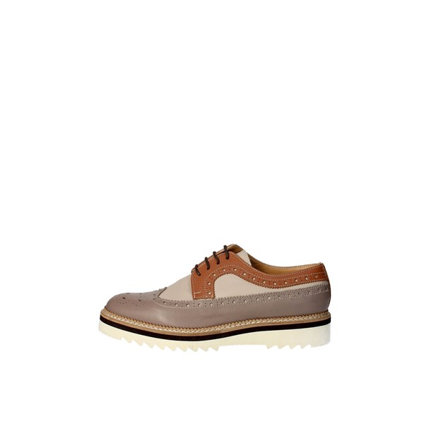 Marechiaro Shoes Brogue Brown Taupe AA100