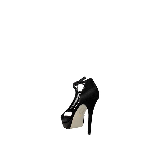 O6 Shoes Heeled Sandals Black SA0309