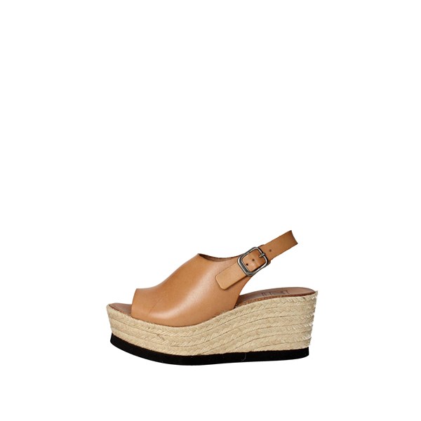 Tdl Collection Shoes Platform Sandals Brown leather 5372677