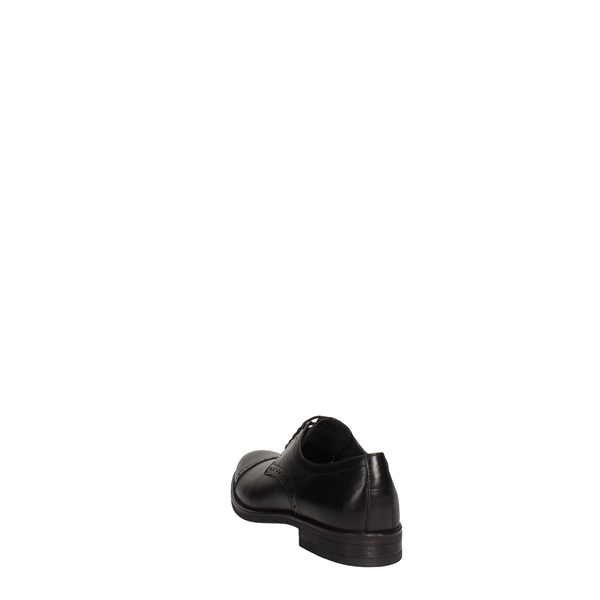 Genus Millennium Shoes Brogue Black 1166