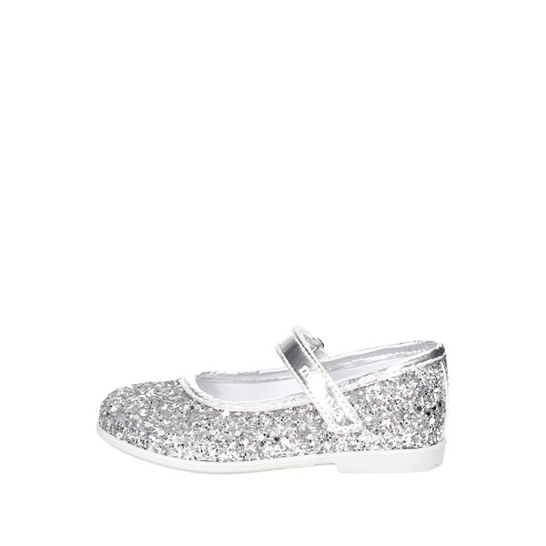 Melania Shoes Ballet Flats Silver ME1002B7E.B