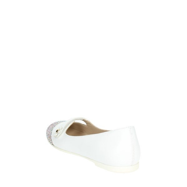 Le Petit Bijou Shoes Ballet Flats White 8095-1