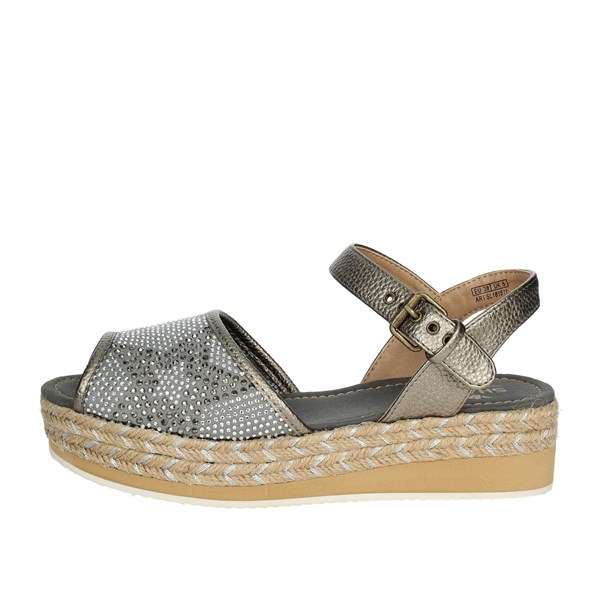 Shaka Shoes Platform Sandals Silver SL181511 W0004