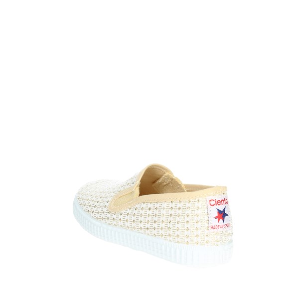 Cienta Shoes Slip-on Shoes Gold 57022