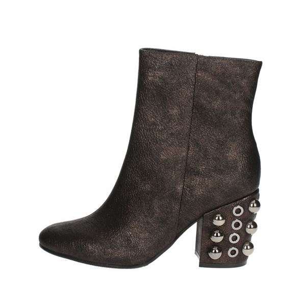 Luciano Barachini Shoes Heeled Ankle Boots Bronze  BB242U