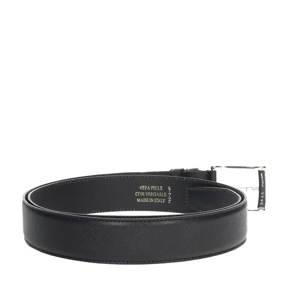 Made In Italy Accessories Belt Black 04