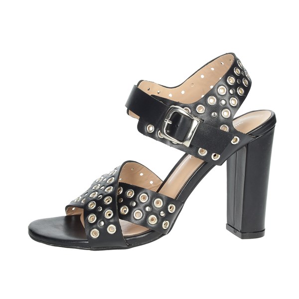 Silvian Heach Shoes Heeled Sandals Black SH83