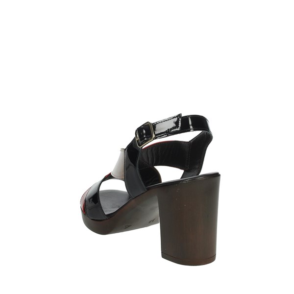 Romagnoli Shoes Sandal Black/Beige B9E7802