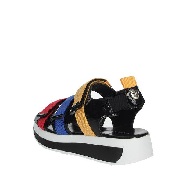 Silvian Heach Shoes Flat Sandals Black SH804