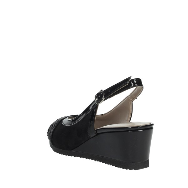 Flexistep Shoes Platform Sandals Black IAB022889CV
