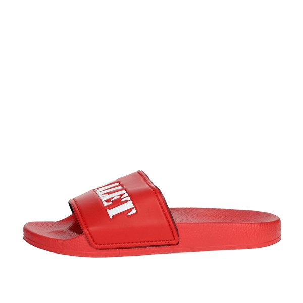 Adalet Shoes Flat Slippers Red AD1000