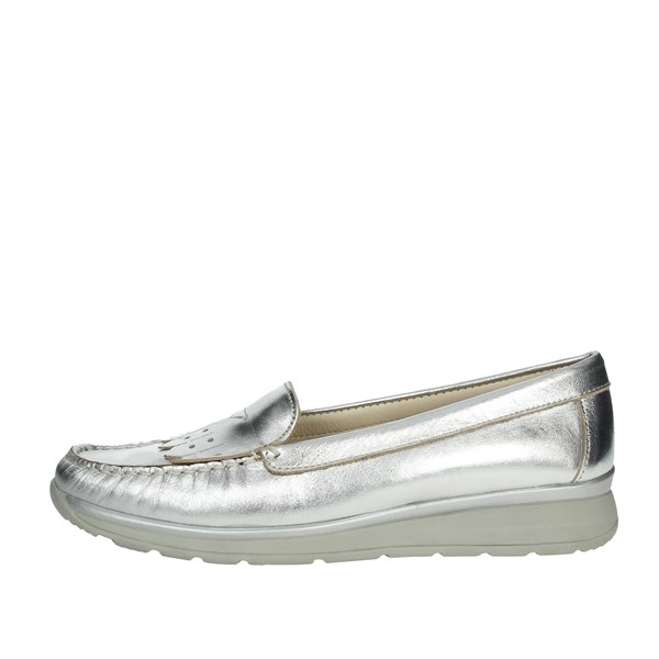 Cinzia Soft Shoes Moccasin Silver IA860VL