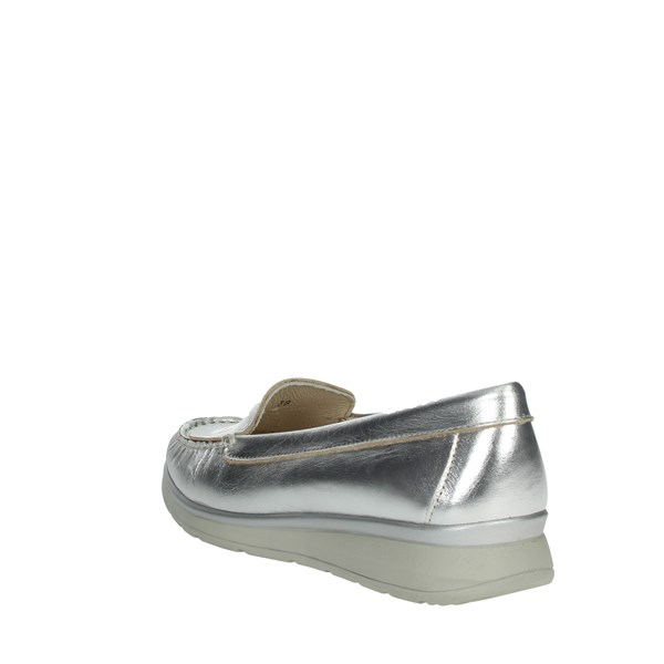 Cinzia Soft Shoes Moccasin Silver IA860VL