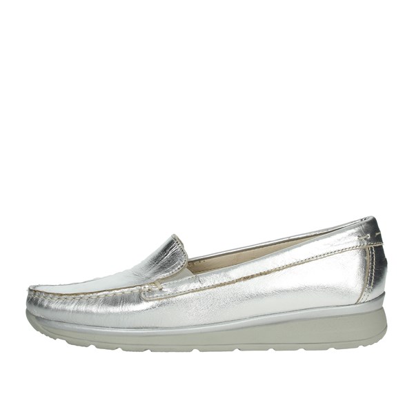 Cinzia Soft Shoes Moccasin Silver IA810VL