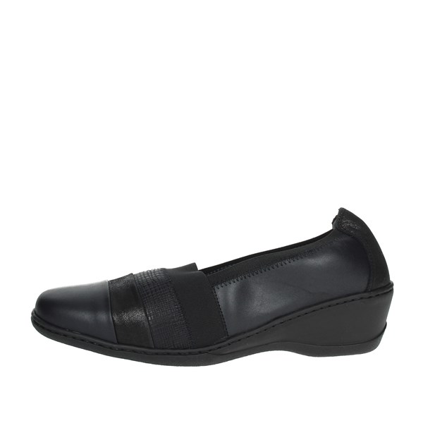 Notton Shoes Moccasin Black 2237